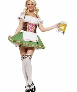 Zhomecos Official Store Couple Halloween Costume Family Oktoberfest Lederhosen With Suspenders Costume For Man Woman Kid Couples Halloween Costumes Party Size S M L XL XXL