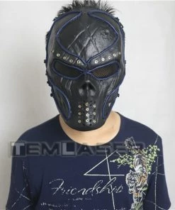 Tem-laser Technology Co., Ltd Fashion Red Laser Mask Luminous Light Up Laserman Face Mask Laser Show Halloween Masks For Laser Stage Dancer Party Supplies