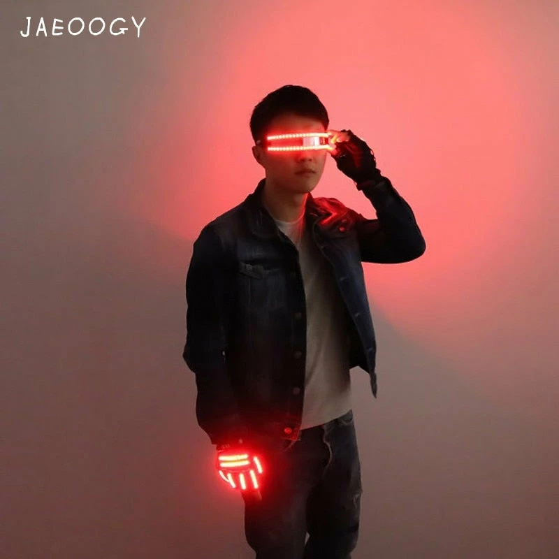 JAEOOGY Store Free Shipping LED Glasses Rivet Punk Glasses Party Supplies Dancing Club Props Stage Costumes Halloween Lighting LED Gloves Halloween Decorations 8 JAEOOGY Store Free Shipping LED Glasses Rivet Punk Glasses Party Supplies Dancing Club Props Stage Costumes Halloween Lighting LED Gloves Halloween Decorations