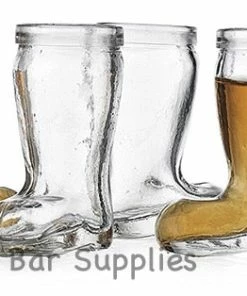 JR Bar Supplies Store Casual Glasses Free Shipping Set Of 6 Boot Shot Clear Glasses For Drinking Whiskey Liquor Party 2 Oz Drinking Beer Boot Das Boot