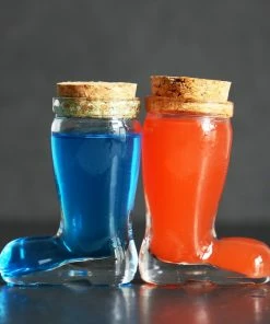 JR Bar Supplies Store Casual Glasses Free Shipping Set Of 6 Boot Shot Clear Glasses For Drinking Whiskey Liquor Party 2 Oz Drinking Beer Boot Das Boot