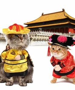 SUNNY & BUSH Halloween Pets Accessories Funny Chinese Princess Cosplay Clothes For Cats Halloween Costume For Dogs Xmas Suit Cat Clothing Dog Outfit Pet Apparel