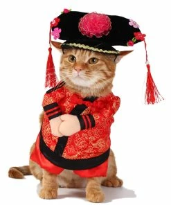 SUNNY & BUSH Halloween Pets Accessories Funny Chinese Princess Cosplay Clothes For Cats Halloween Costume For Dogs Xmas Suit Cat Clothing Dog Outfit Pet Apparel