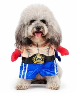 SUNNY & BUSH Funny Dog Cat Costumes Boxer Cosplay Suit Pet Clothing Halloween Christmas Uniform Clothes For Puppy Dogs Costume For A Cat