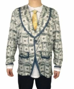 OBVSBUYS Store Couple Halloween Costume Funny Dollar Printed Matching Halloween Costumes For Partner Cute Couples Halloween Costumes Cash Printed Costume Plus Size