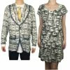 OBVSBUYS Store Couple Halloween Costume Funny Dollar Printed Matching Halloween Costumes For Partner Cute Couples Halloween Costumes Cash Printed Costume Plus Size