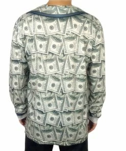 OBVSBUYS Store Couple Halloween Costume Funny Dollar Printed Matching Halloween Costumes For Partner Cute Couples Halloween Costumes Cash Printed Costume Plus Size