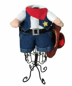 SUNNY & BUSH Halloween Pets Accessories Funny Pet Costume Cowboy Cosplay Suit For Cats Halloween Christmas Clothes For Dogs Party Dressing Up Dog Clothing Cat Apparel