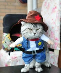 Colpet Store Halloween Pets Accessories Funny Pet Costumes Cat Dog Cosplay Suit Halloween Christmas Nurse Policeman Uniform Clothing Puppy Hat Suits Party Dressing Up