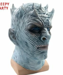 BoCool Store Game Of Thrones Halloween Mask Night's King Walker Face NIGHT RE Zombie Latex Mask Adults Cosplay Throne Costume Party Mask
