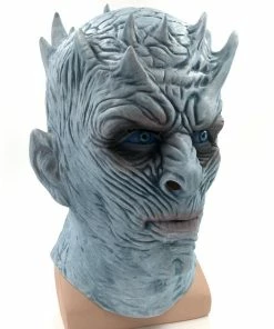 BoCool Store Game Of Thrones Halloween Mask Night's King Walker Face NIGHT RE Zombie Latex Mask Adults Cosplay Throne Costume Party Mask