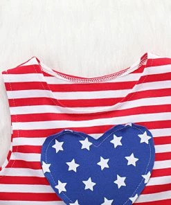 MUQGEW Darlingbaby Store Kids Clothing Girls Clothing Summer Girl Dress Baby Girls Infant Kids 4th Of July Star Dress Clothes Sundress Casual Dresses Dropshipping