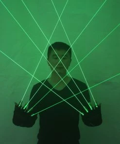 Tem-laser Technology Co., Ltd Green Laser Gloves With 4pcs 532nm Laser ,LED Stage Gloves Luminous Gloves For DJ Club/Party Show