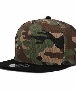 HATLANDER Official Store Baseball Caps HATLANDER Camouflage Snapback Polyester Cap Blank Flat Camo Baseball Cap With No Embroidery Mens Cap And Hat For Men And Women
