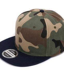 HATLANDER Official Store Baseball Caps HATLANDER Camouflage Snapback Polyester Cap Blank Flat Camo Baseball Cap With No Embroidery Mens Cap And Hat For Men And Women