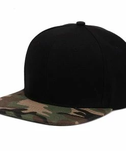 HATLANDER Official Store Baseball Caps HATLANDER Camouflage Snapback Polyester Cap Blank Flat Camo Baseball Cap With No Embroidery Mens Cap And Hat For Men And Women