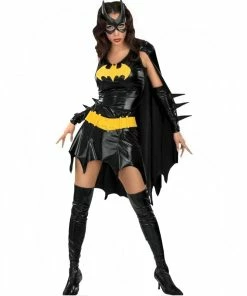 PXJYHCL Costume Store Halloween Women Costumes Halloween Batman Anime Cospaly Costume Adult Women Setin Dress With Cloak Mask For Scary Party Female Supder Hero Suit