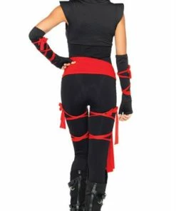 Shop3082097 Store Couple Halloween Costume Halloween Black Ninja Cosplay Clothing For Men And Women Couples File Carnival Masquerade Bar Mounted Samurai Clothing