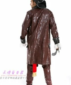 Online American Store Couple Halloween Costume Halloween Disney Couples Men And Women With The Pirates Of The Caribbean Latin Dance Skirt Installed COSPLAY Costume