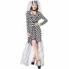 The American Store Halloween Evil Graveyard Ghost Couple Groom Corpse Bride Horror Wedding Dress Zombie Bride Dress Up Cosplay Costume Party Suppli