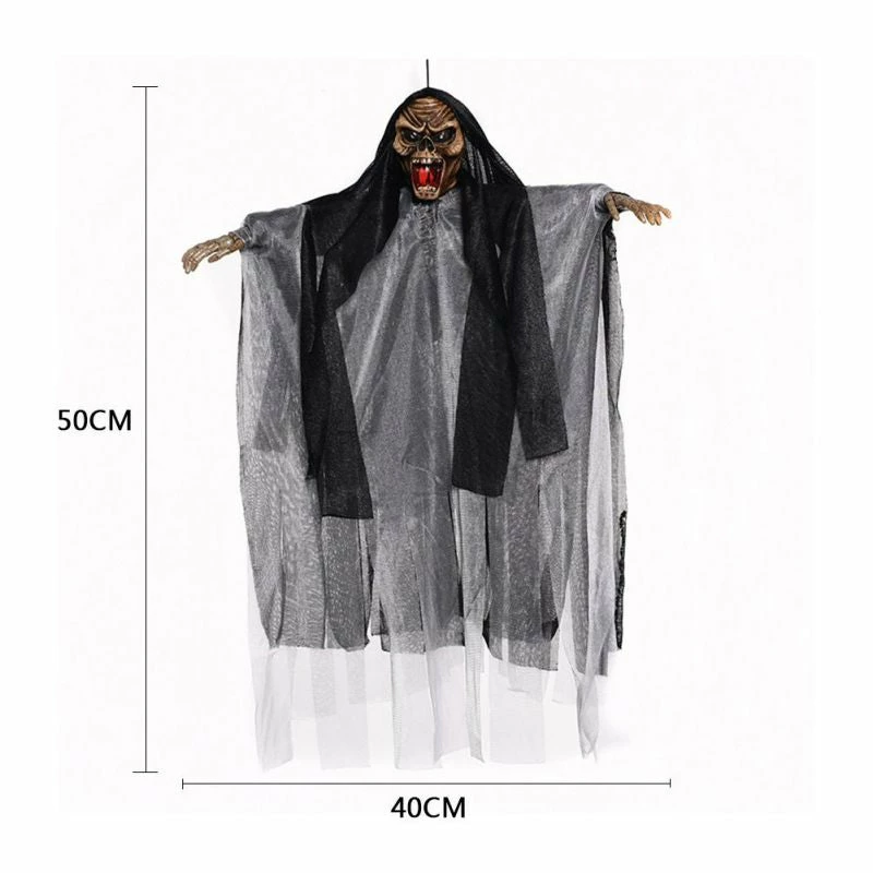 Poetic -Lifestyle Store Halloween Hang Ghost Resin Electric Skull Bar Door Welcome Halloween Ghost Voice Skeleton Prop Decoration Halloween Supply 10 Poetic -Lifestyle Store Halloween Hang Ghost Resin Electric Skull Bar Door Welcome Halloween Ghost Voice Skeleton Prop Decoration Halloween Supply