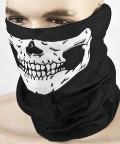 Techxingqiu Store Halloween Horror Skull Mask Party Festive Supply Easter Scary Mask Magic Headscarf Men Women Headband Children O Ring Scarf H8 Halloween Mask