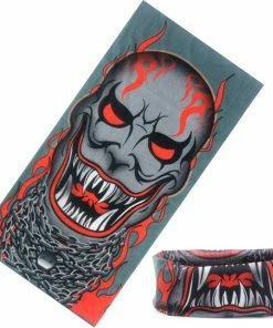 Techxingqiu Store Halloween Horror Skull Mask Party Festive Supply Easter Scary Mask Magic Headscarf Men Women Headband Children O Ring Scarf H8 Halloween Mask