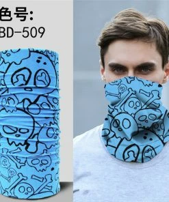 Techxingqiu Store Halloween Horror Skull Mask Party Festive Supply Easter Scary Mask Magic Headscarf Men Women Headband Children O Ring Scarf H8 Halloween Mask