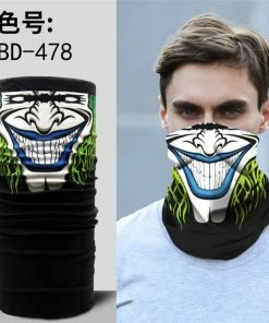 Techxingqiu Store Halloween Horror Skull Mask Party Festive Supply Easter Scary Mask Magic Headscarf Men Women Headband Children O Ring Scarf H8 Halloween Mask