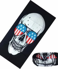 Techxingqiu Store Halloween Horror Skull Mask Party Festive Supply Easter Scary Mask Magic Headscarf Men Women Headband Children O Ring Scarf H8 Halloween Mask