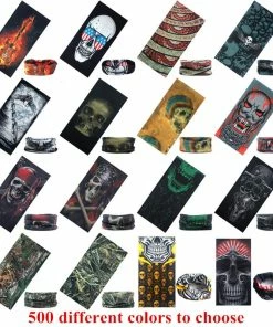 Techxingqiu Store Halloween Horror Skull Mask Party Festive Supply Easter Scary Mask Magic Headscarf Men Women Headband Children O Ring Scarf H8 Halloween Mask