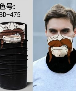 Techxingqiu Store Halloween Horror Skull Mask Party Festive Supply Easter Scary Mask Magic Headscarf Men Women Headband Children O Ring Scarf H8 Halloween Mask