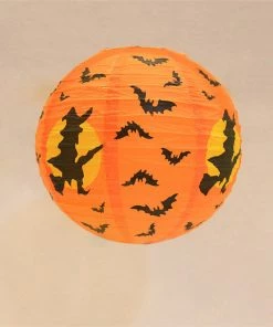 LemonSmile Halloween Paper Pumpkin Hanging Lantern DIY Holiday Party Decor Scary 20/30/40cm Dropshipping Sep#1