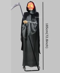 Lovely Kingdom Halloween Prop Halloween Party Decorations Horror Layout Crawling Ghosts Voice Control Toy Electric Eye Glow Crawling Ghost Haunted House Prop