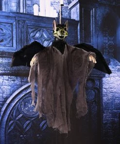 Lovely Kingdom Halloween Prop Halloween Party Decorations Horror Layout Crawling Ghosts Voice Control Toy Electric Eye Glow Crawling Ghost Haunted House Prop