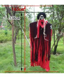Lovely Kingdom Halloween Prop Halloween Party Decorations Horror Layout Crawling Ghosts Voice Control Toy Electric Eye Glow Crawling Ghost Haunted House Prop