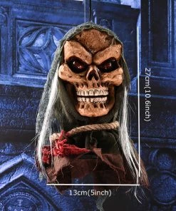 Lovely Kingdom Halloween Prop Halloween Party Decorations Horror Layout Crawling Ghosts Voice Control Toy Electric Eye Glow Crawling Ghost Haunted House Prop