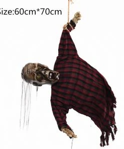 Lovely Kingdom Halloween Prop Halloween Party Decorations Horror Layout Crawling Ghosts Voice Control Toy Electric Eye Glow Crawling Ghost Haunted House Prop