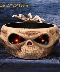 Lovely Kingdom Halloween Prop Halloween Party Decorations Horror Layout Crawling Ghosts Voice Control Toy Electric Eye Glow Crawling Ghost Haunted House Prop