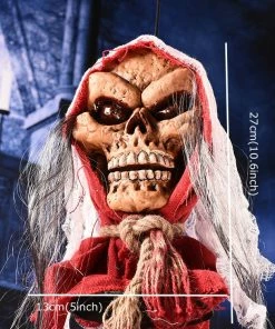 Lovely Kingdom Halloween Prop Halloween Party Decorations Horror Layout Crawling Ghosts Voice Control Toy Electric Eye Glow Crawling Ghost Haunted House Prop