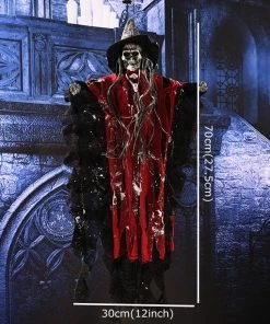 Lovely Kingdom Halloween Prop Halloween Party Decorations Horror Layout Crawling Ghosts Voice Control Toy Electric Eye Glow Crawling Ghost Haunted House Prop