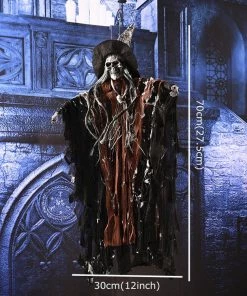 Lovely Kingdom Halloween Prop Halloween Party Decorations Horror Layout Crawling Ghosts Voice Control Toy Electric Eye Glow Crawling Ghost Haunted House Prop