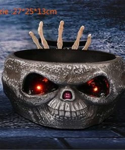 Lovely Kingdom Halloween Prop Halloween Party Decorations Horror Layout Crawling Ghosts Voice Control Toy Electric Eye Glow Crawling Ghost Haunted House Prop