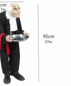 Lovely Kingdom Halloween Prop Halloween Party Decorations Horror Layout Crawling Ghosts Voice Control Toy Electric Eye Glow Crawling Ghost Haunted House Prop