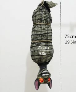 Lovely Kingdom Halloween Prop Halloween Party Decorations Horror Layout Crawling Ghosts Voice Control Toy Electric Eye Glow Crawling Ghost Haunted House Prop