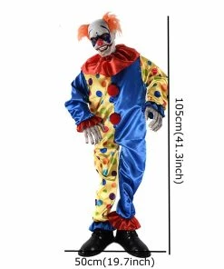 Lovely Kingdom Halloween Prop Halloween Party Decorations Horror Layout Crawling Ghosts Voice Control Toy Electric Eye Glow Crawling Ghost Haunted House Prop