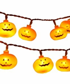 StarStar Store Halloween Party Ghost Festival Pumpkin LED Battery Lantern String Party Holiday DIY Wedding Garland Decorations Halloween Decorations