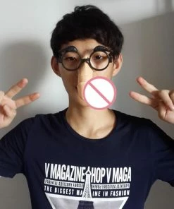 ANGRLY World Store Halloween Mask Halloween Party Party Chicken Taste Funny Glasses Glasses Single Party Bird Eyes Party Toys Movie Theme Props Supply