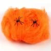 Lavender's Whispering Store Halloween Scary Party Scene Props White Stretchy Cobweb Spider Web Horror Halloween Decoration For Bar Haunted House
