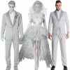 The American Store Halloween Cosplay Vampire Couple Uniform Dead Beauty Ghost Bride Costume Corpse Bridal Costumes Ghost Dress Couple Halloween Costume